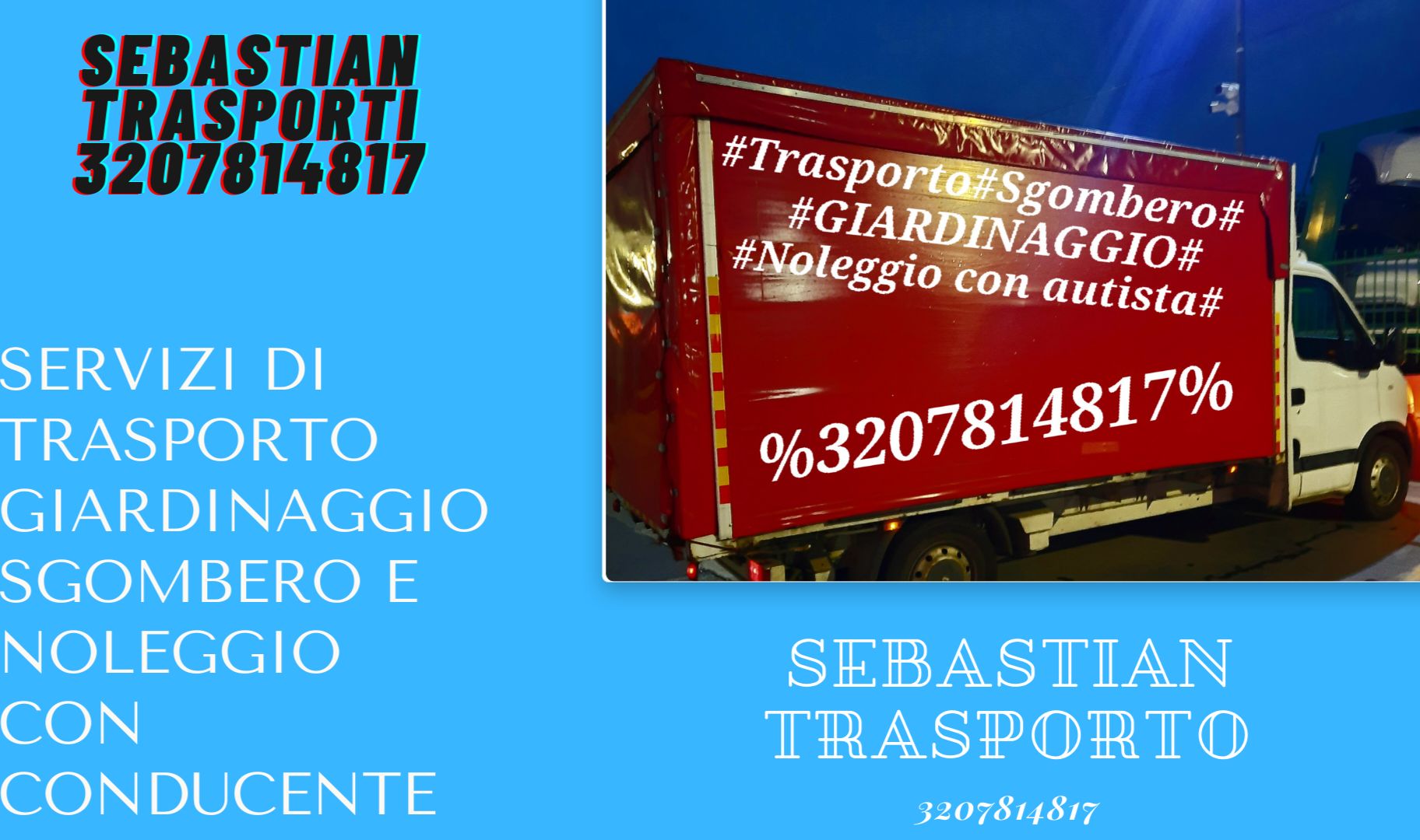 Trasporto giardinaggio sgomberi 