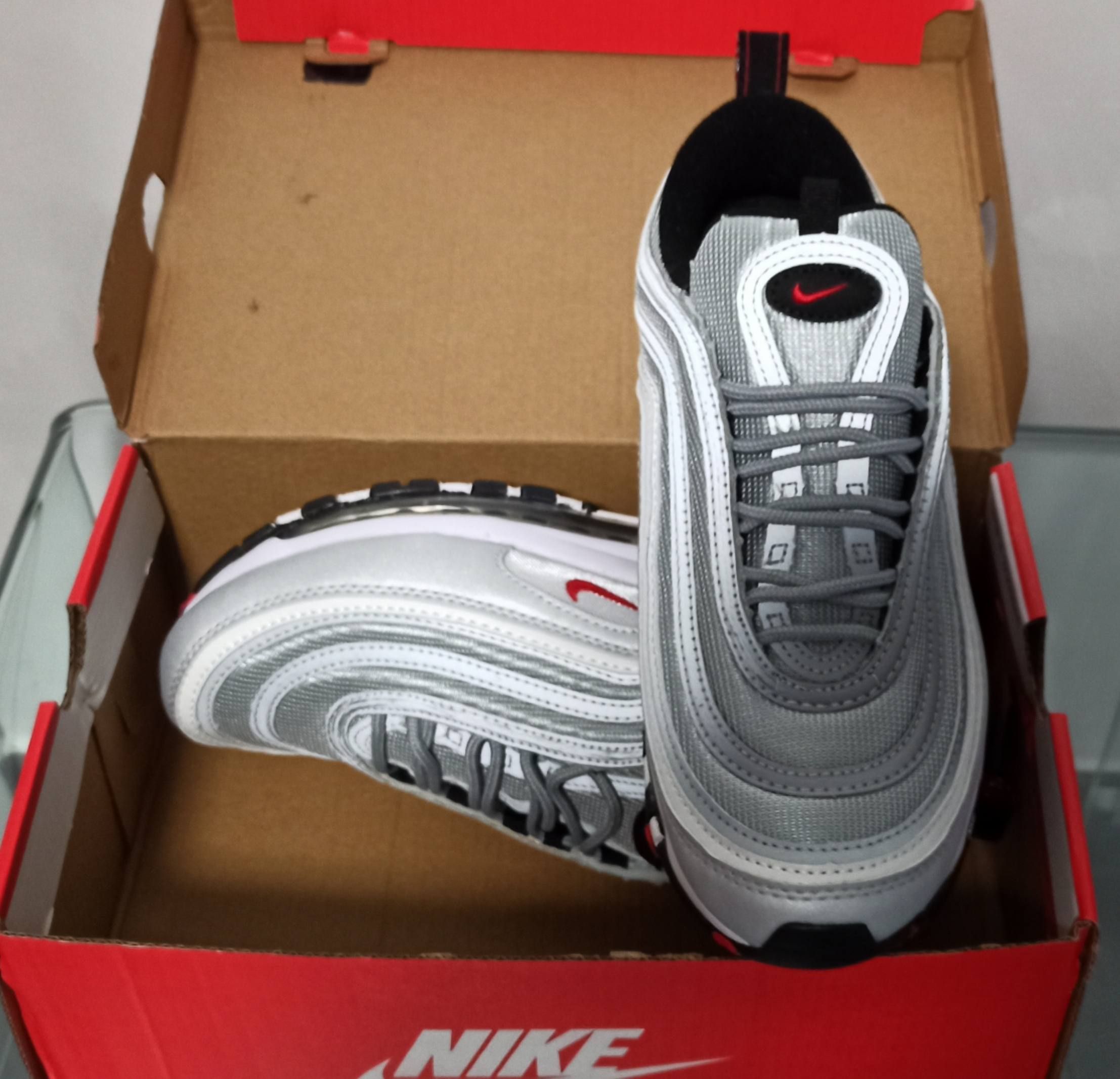 Nike Air Max 97 Silver Scarpe Grigie Bullet Num 42