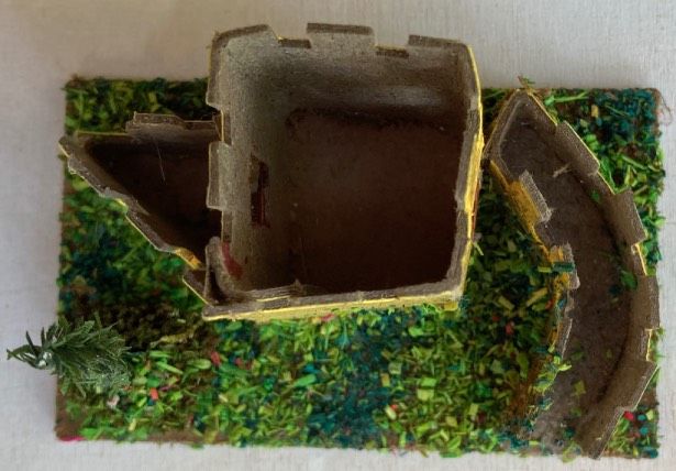 Casetta Presepe Castello ( Add212 )