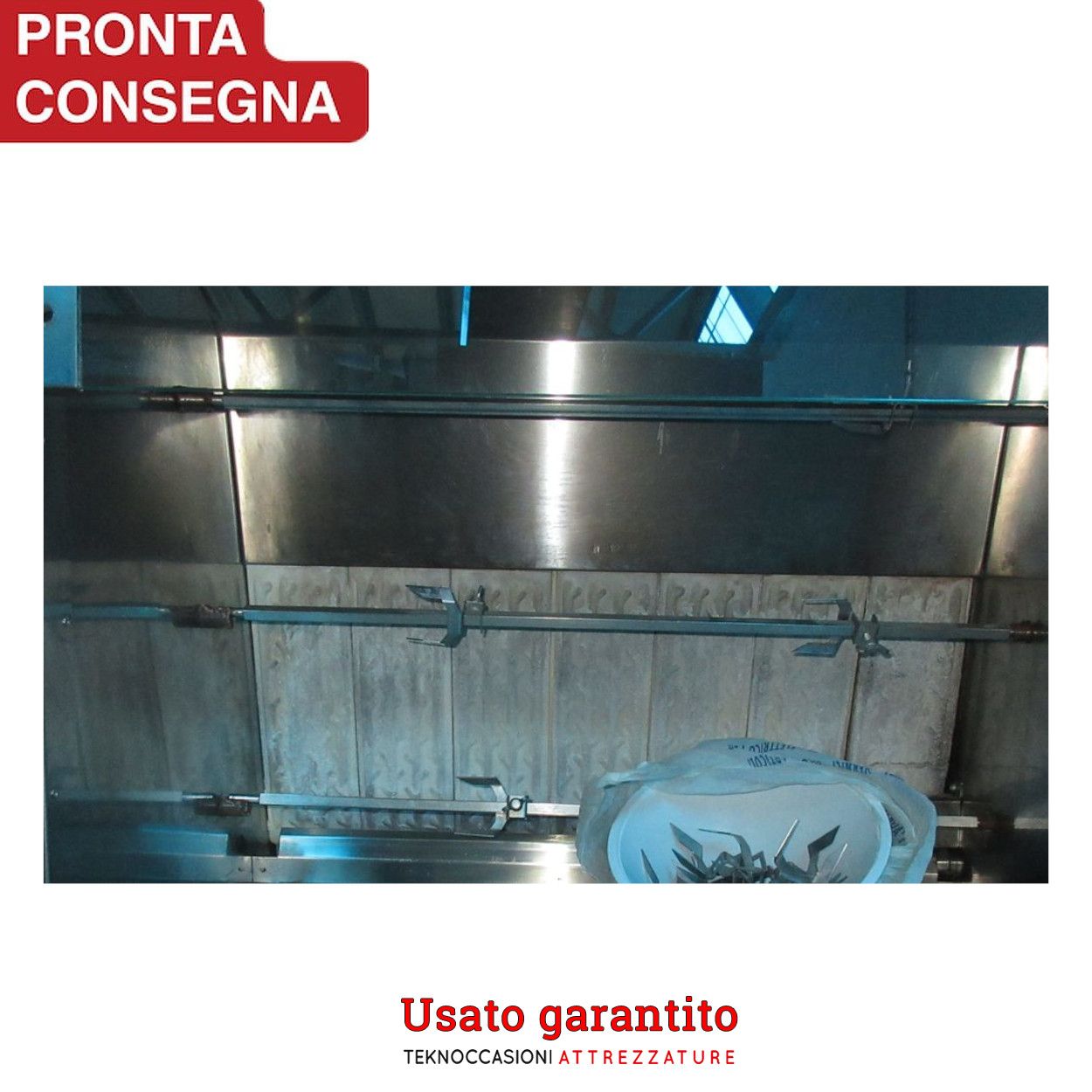 Girarrosto a gas 12 Polli CB usato garantito 