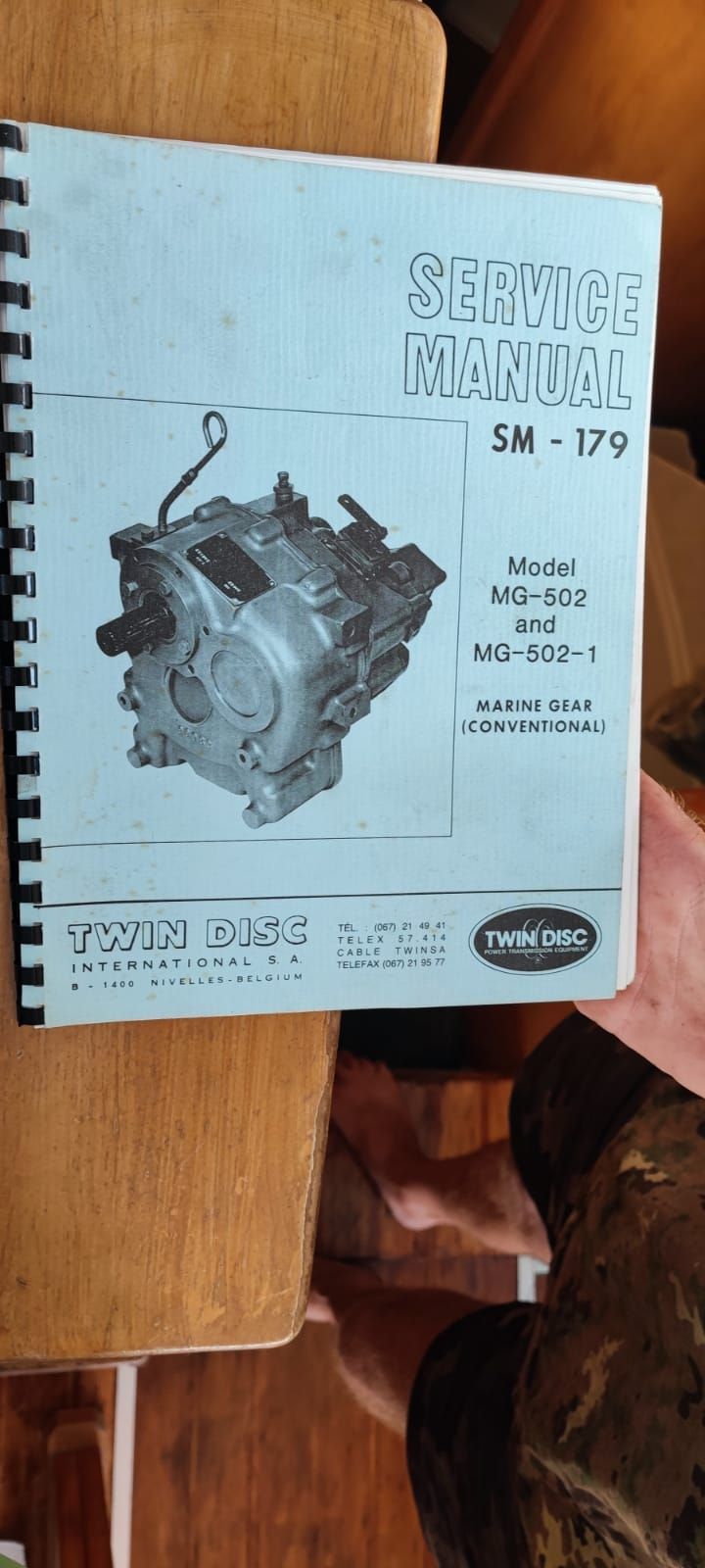 Invertitore motore marino Twin Disc MG 502-1 1/54
