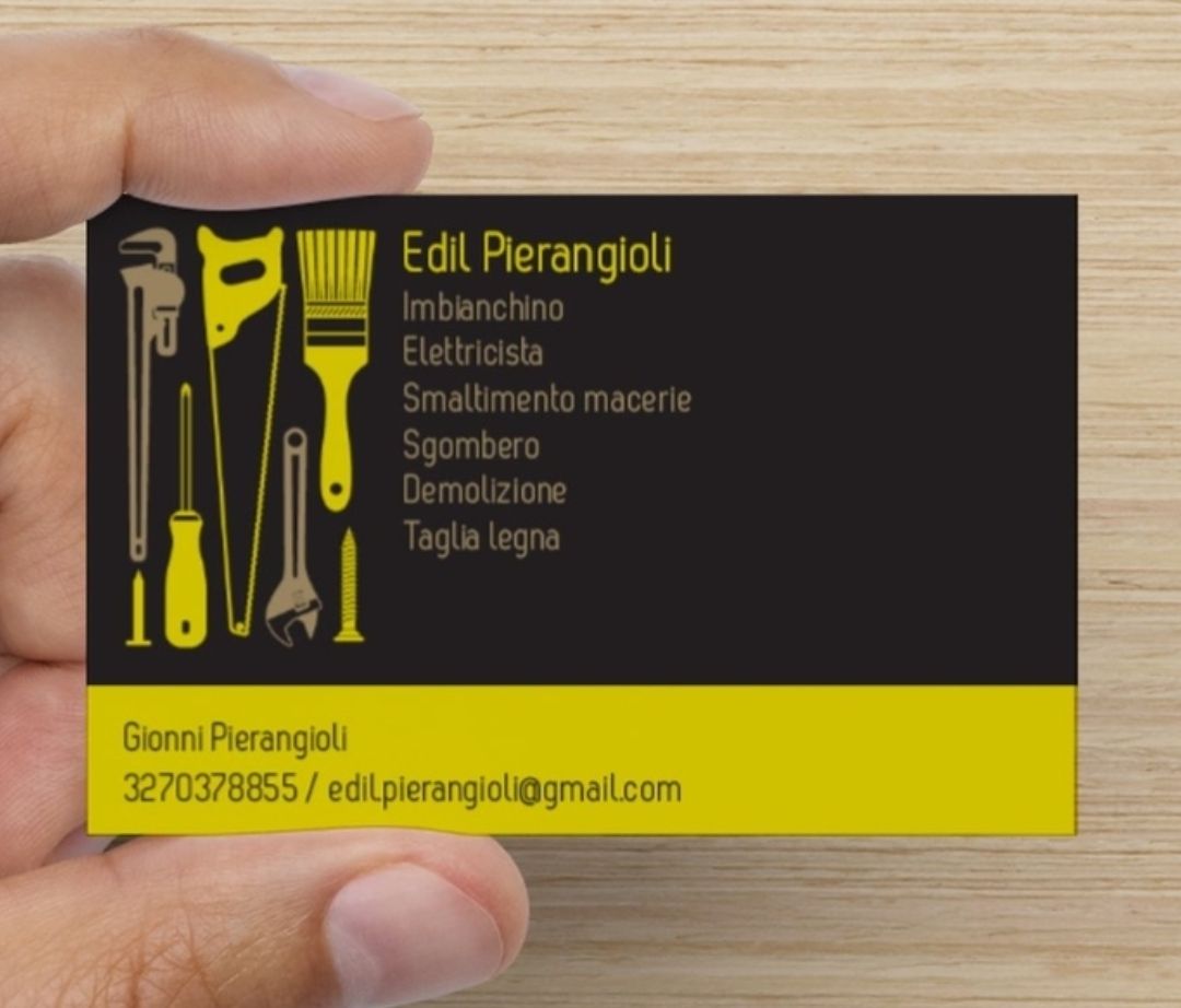 imbianchino, elettricista, sgombero
