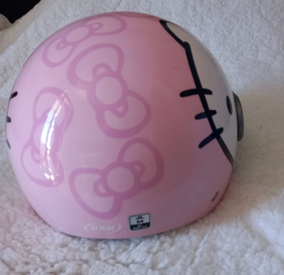 Casco Hello kitty