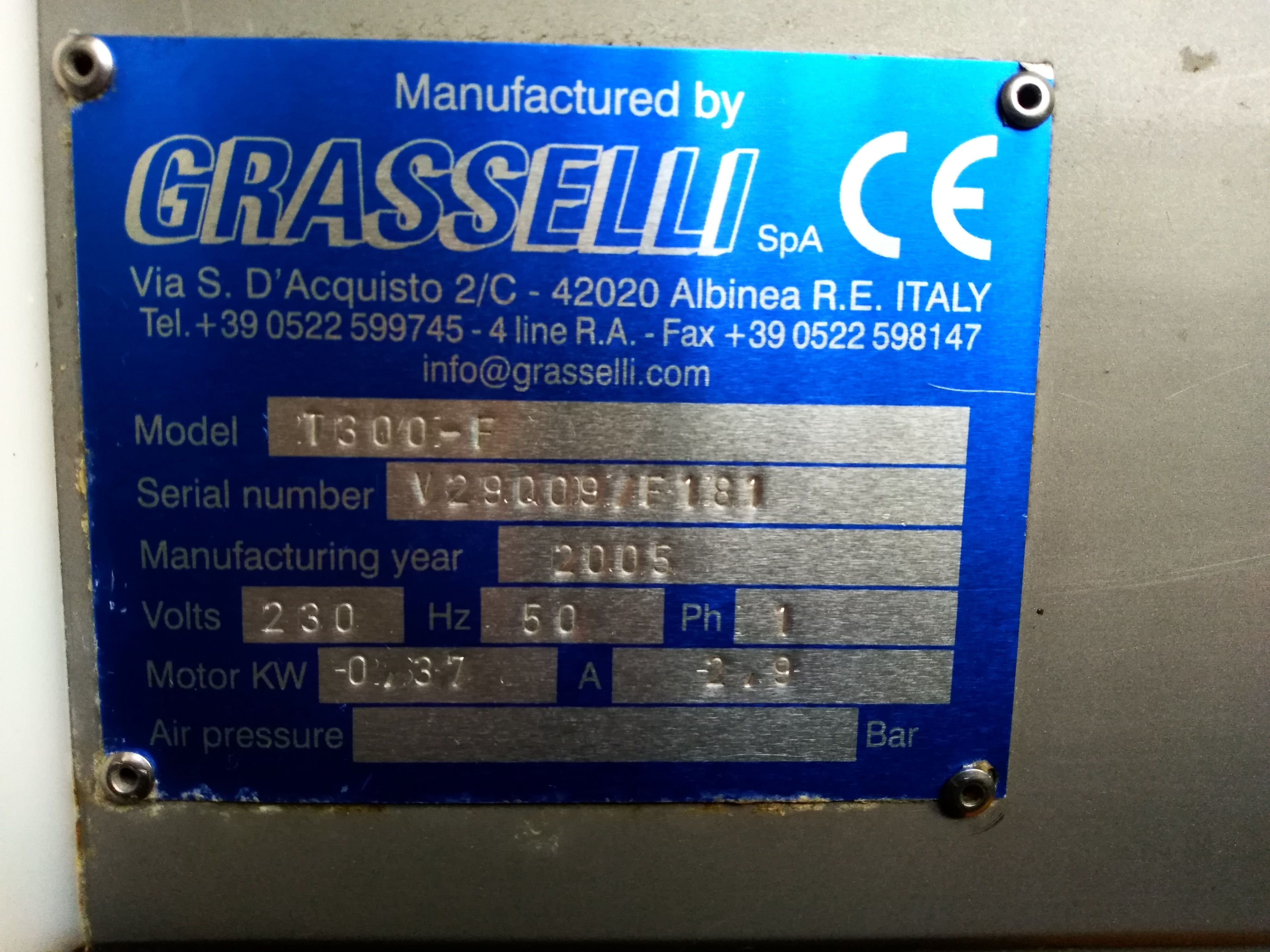 PELA MEMBRANE GRASSELLI MONOFASE