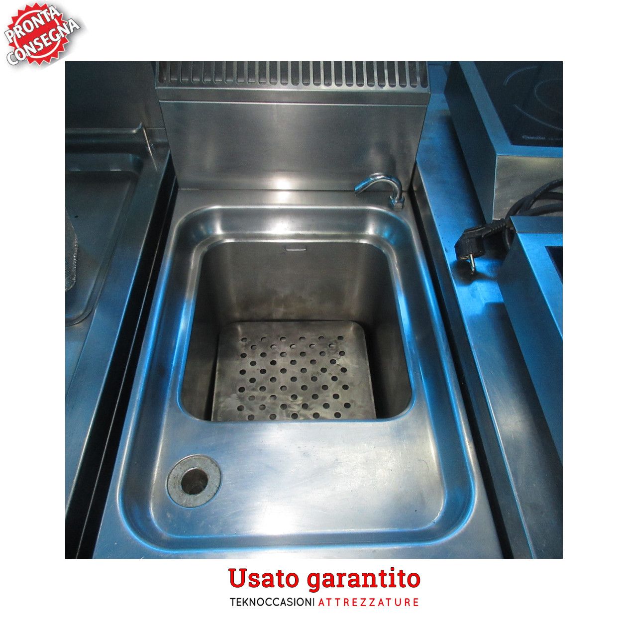 Cuocipasta professionale litri 28 a gas con cestel