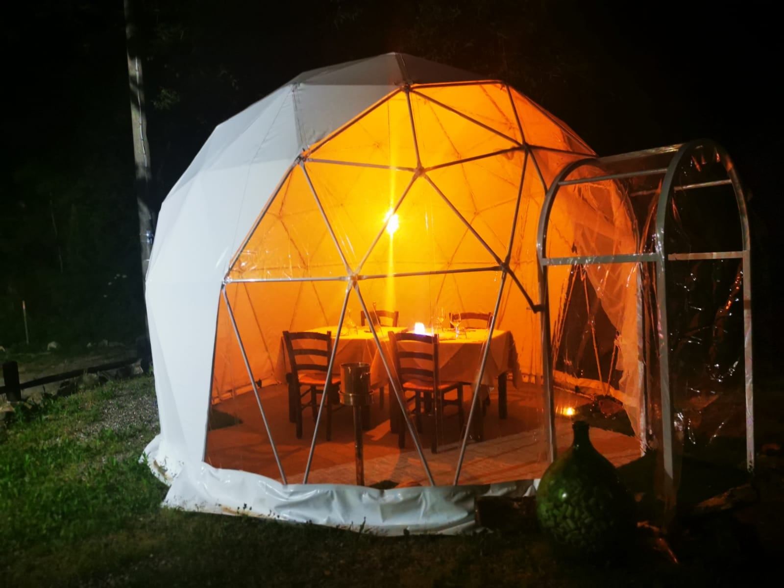 cupola geodetica pronta consegna