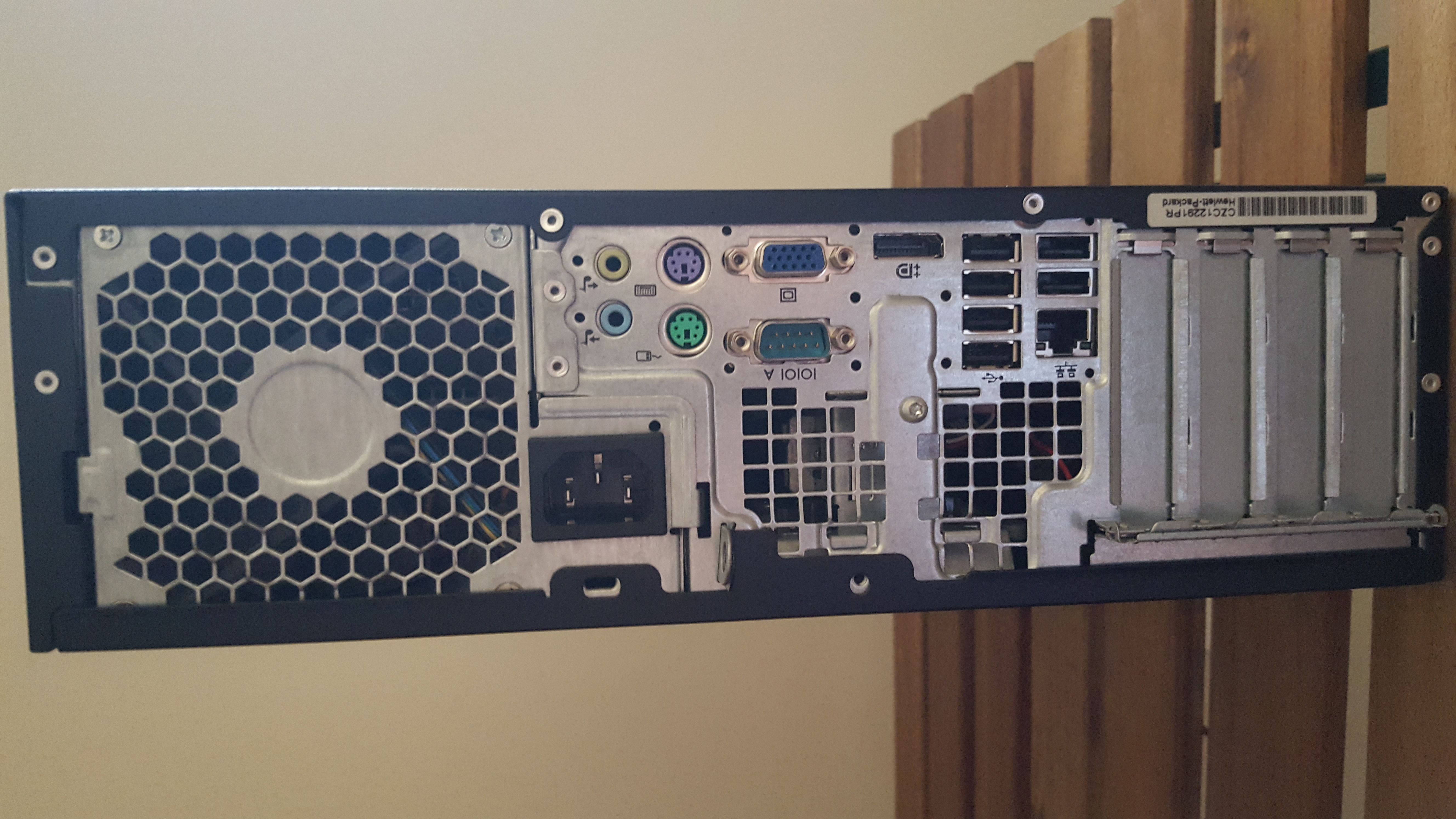 HP Compaq 8200 Elite SFF con hdd da 500gb + 320gb