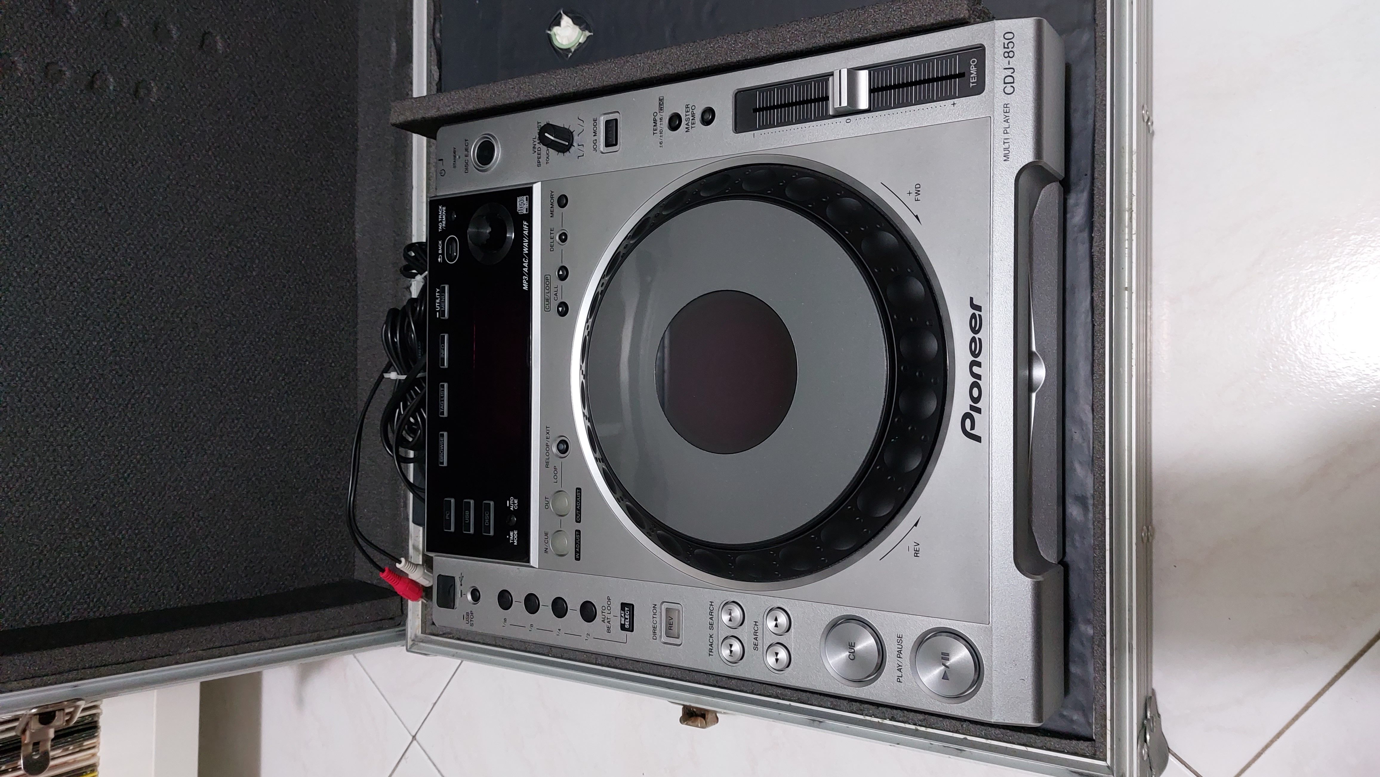 Console pioneer dj + mixer + case