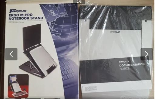 Targus Ergo m-pro notebook stand + tastiera