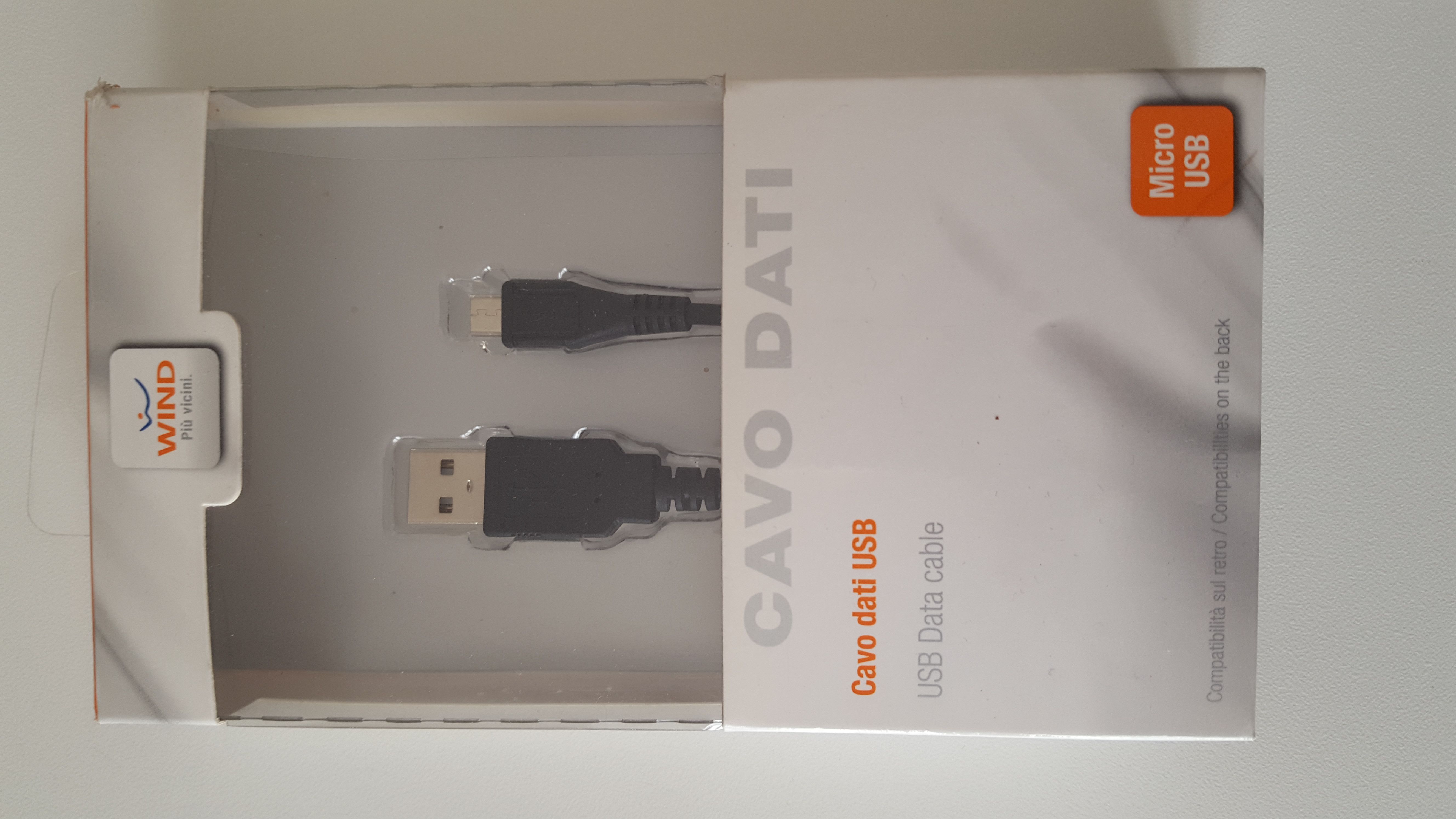 Cavo Micro-USB/USB nuovo in scatola