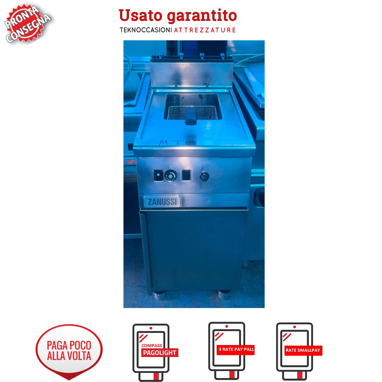 Friggitrice Zanussi vasca singola 40x70x90 13L